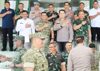 APH di Gorontalo Solid, Kapolda, Kapolres Silaturahim ke Markas TNI-Kejaksaan
