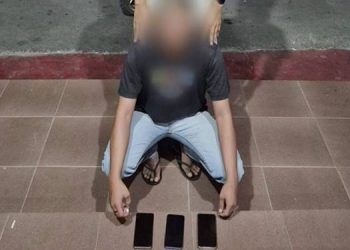 Pencuri Handphone di Kos Aqsa Terekam CCTV