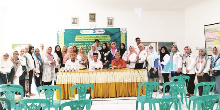 Poltekkes Kemenkes Gorontalo Demonstrasikan Tiliaya Sebagai Jajanan Sehat Anak Sekolah