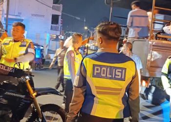 Polisi Bubarkan Balap Liar di Tugu Saronde, Puluhan Motor Diamankan, Pengemudi Didominasi Pelajar