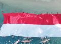 Merah Putih Dibentangkan di Laut Bolihutuo