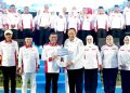 Gubernur Gusnar Ismail Hadiri Pengukuhan ABPEDNAS dan Srikandi Jaga Desa Gorontalo
