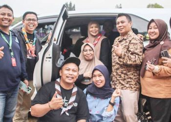 Wagub Idah Syahidah Kunjungi Kontingen Gorontalo Jamnas XII di Buperta Cibubur
