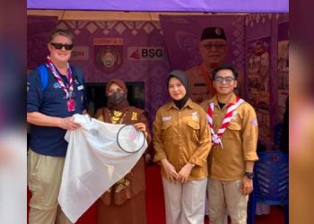 Karawo Jadi Magnet di Jambore Nasional, Cucu Baden-Powell Kepincut Budaya Gorontalo