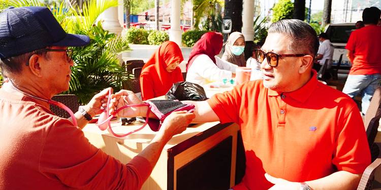 81 Pendonor Sumbangkan Darah, Semarak HUT ke-81 RI Kian Bermakna