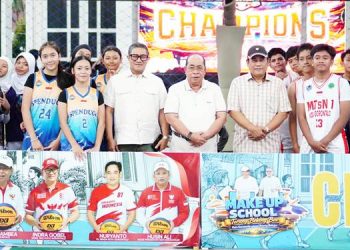 Turnamen Basket 3×3 Antar SMP Berakhir, Spendugo dan MTsN 1 Borong Juara