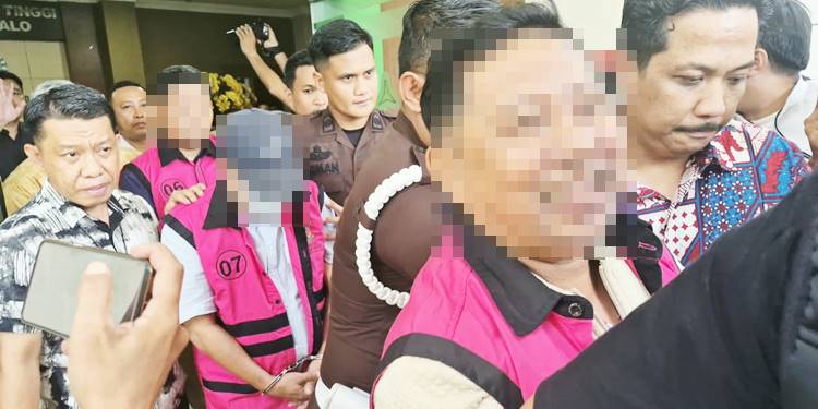 Breaking News!! Empat Tersangka Korupsi Dana Hibah KONI Gorontalo Ditahan Kejati