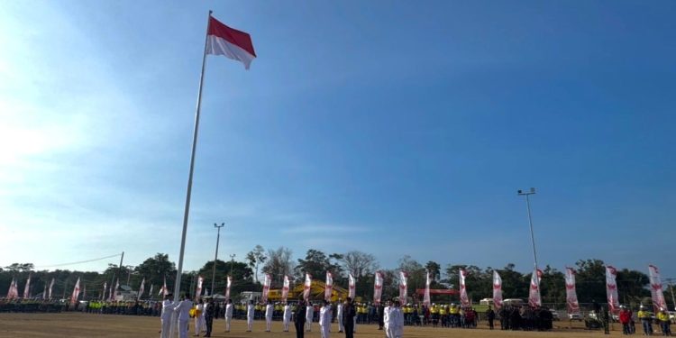 Tak Ada Emas Seharga Nyawa, Boyke Bakar Semangat Ribuan Pekerja Pani Gold Mine di HUT ke-81 RI