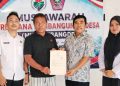 Perusahaan BJA Group bersama Kantor Pertanahan Kabupaten Pohuwato kembali menyerahkan Serifikat Tanah kepada warga Pemilik Tanah disekitar Jalan Akses PT Inti Global Laksana (PT IGL)