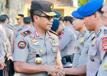 Pimpin Apel Pagi, Waka Polda Pamit ke Personel