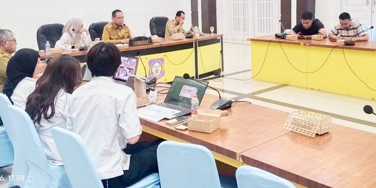 Gubernur Gorontalo Gusnar Ismail Rapat Virtual Bersama Menteri PKP RI