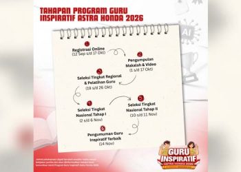 Program Guru Inspiratif 2026, Kesempatan! Honda Ajak Guru di Gorontalo Terlibat
