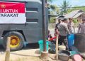 Polres Boalemo Salurkan Air Bersih di Tinelo