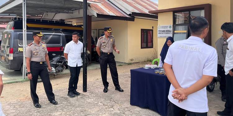 Personel Intelkam Polres Boalemo Ditest Urine
