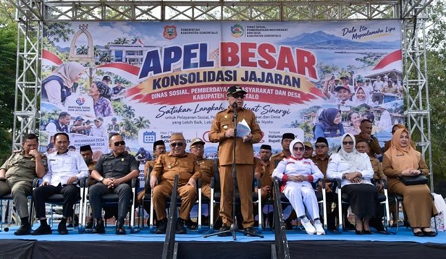 Perangkat Desa dalam Satu Komando, Bupati Sofyan: Jangan Ada Ego Sektoral