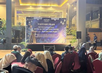 Tasyakuran ASTON Gorontalo, Ratusan Anak Panti Ikut Berbahagia 