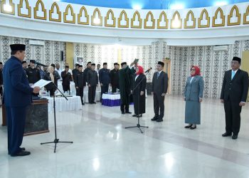 Empat Pejabat Pemprov Gorontalo Dilantik, Perdana Promosi Hasil Manajemen Talenta