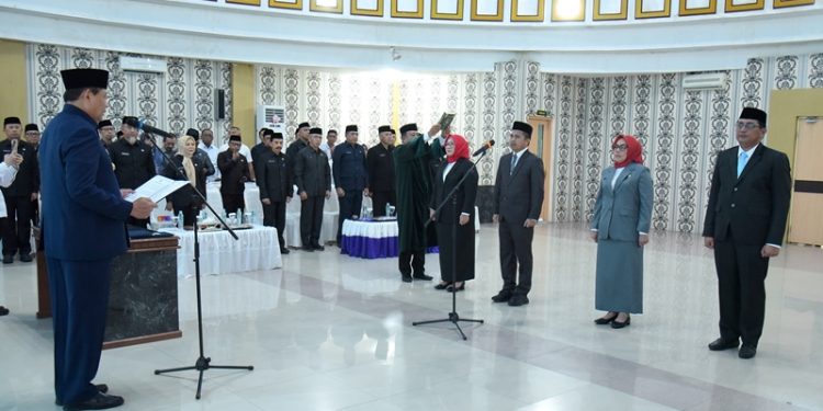 Empat Pejabat Pemprov Gorontalo Dilantik, Perdana Promosi Hasil Manajemen Talenta