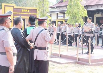 Delapan Jabatan Strategis di Polres Bonbol Berganti